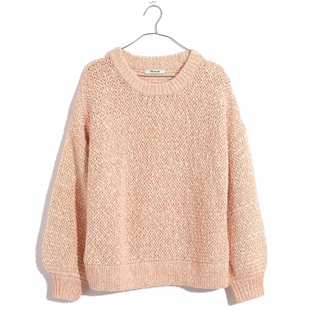 Madewell Crewneck Sweater - Blush Pink